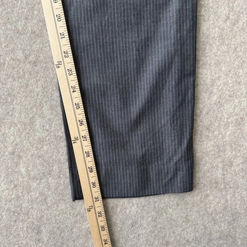 J‎ Crew Bedford Dress Pants Mens 33x31 Grey Herringbone Cotton